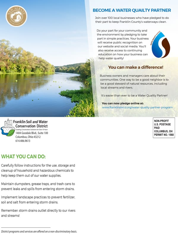 franklin soil and water postcard design