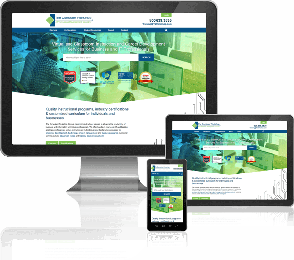 Computer Workshop Mobile Website Design