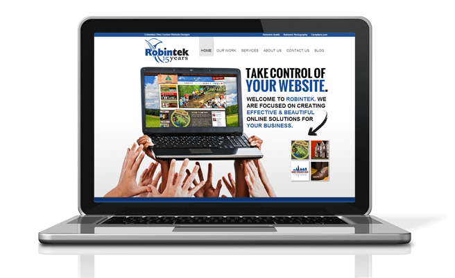 Robintek Home page computer website