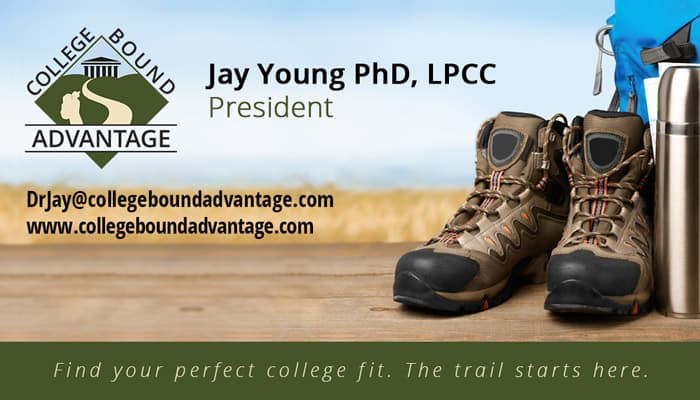College Bound Advantage Business Card Design