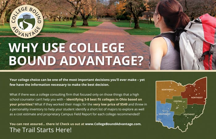 College Bound Advantage Print Marketing