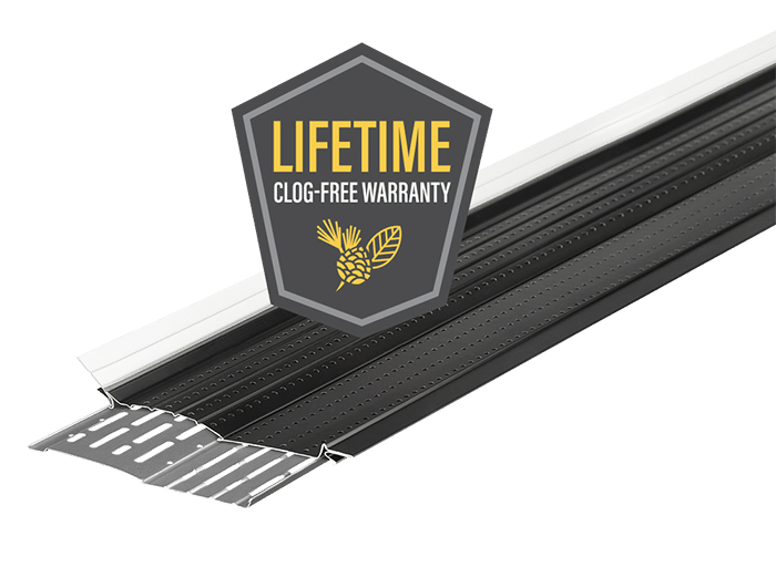 Lifetime clog free warranty Alurex Gutterclean Pro
