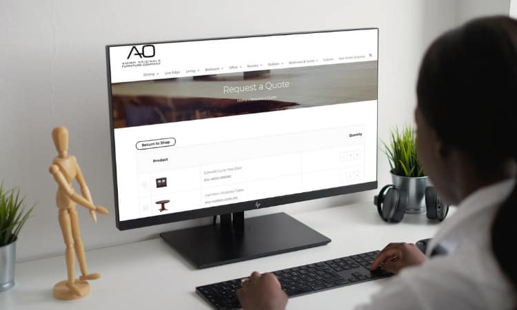 Request a Quote eCommerce Site Custom Form