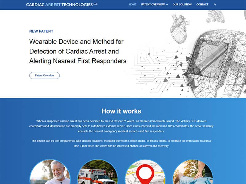 Cardiac Arrest Technologies Website Design Columbus Ohio - Robintek