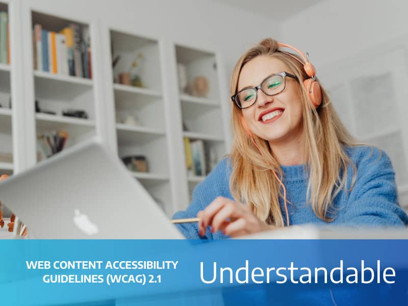 ADA Compliance WCAG 2.1 Guidelines - Understandable
