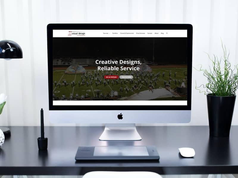 JJ Visual Design Website Design by Robintek Columbus Ohio