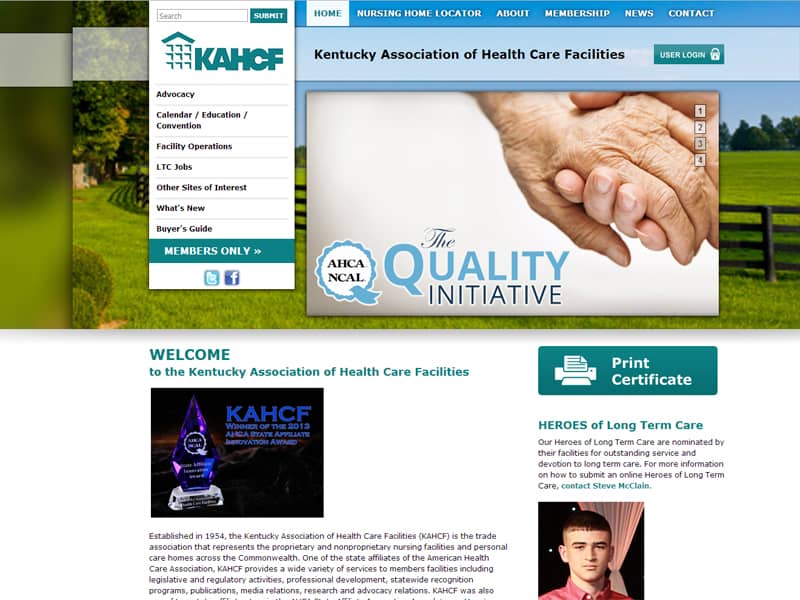 Health Care Organization Website
