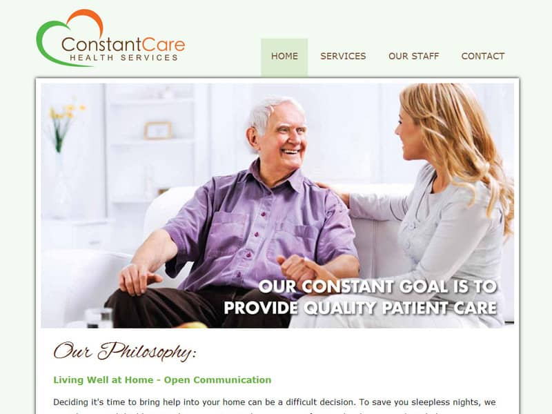 Constant Care Health Services - Health Website