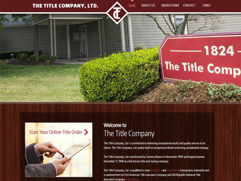 The Title Company - Title and Closing Website