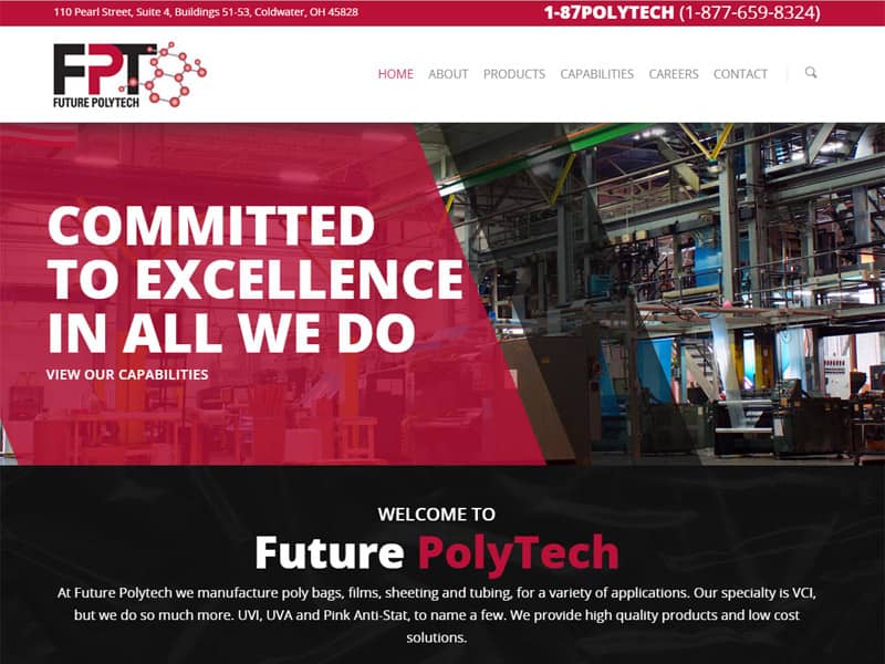 Future Polytech - Technology Website