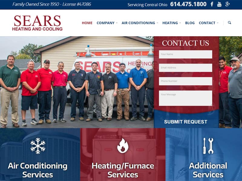 Sears Heating and Cooling - Heating & Cooling Website