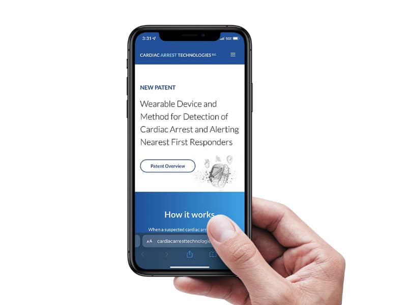 Cardiac Arrest Technologies Mobile Responsive Website Robintek Columbus OH