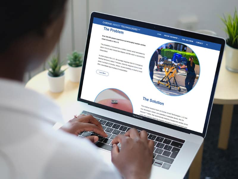 Cardiac Arrest Technologies Web Design Columbus Ohio Robintek