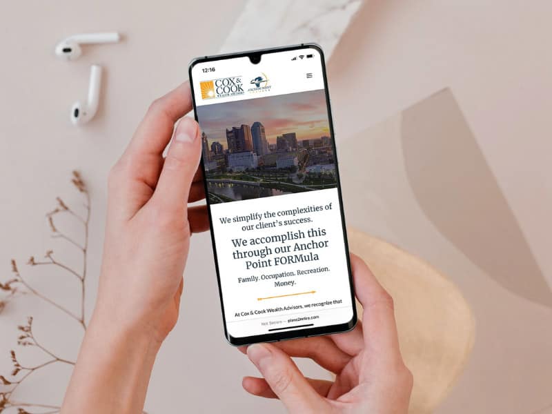 Cox and Cook Mobile Responsive Website Design - Robintek