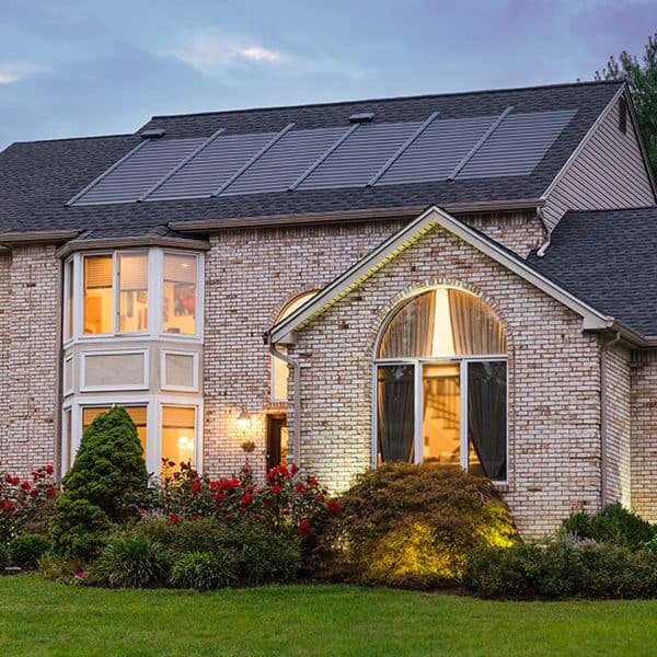 Timberline Solar™ GAF Solar Shingles on Residential Home Roof