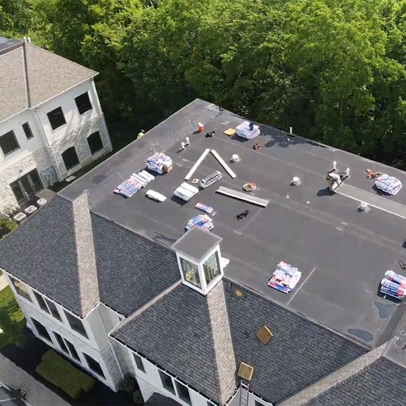 Cocrete Roofing Installation