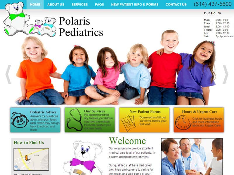 Polaris Pediatrics - Pediatrics Website