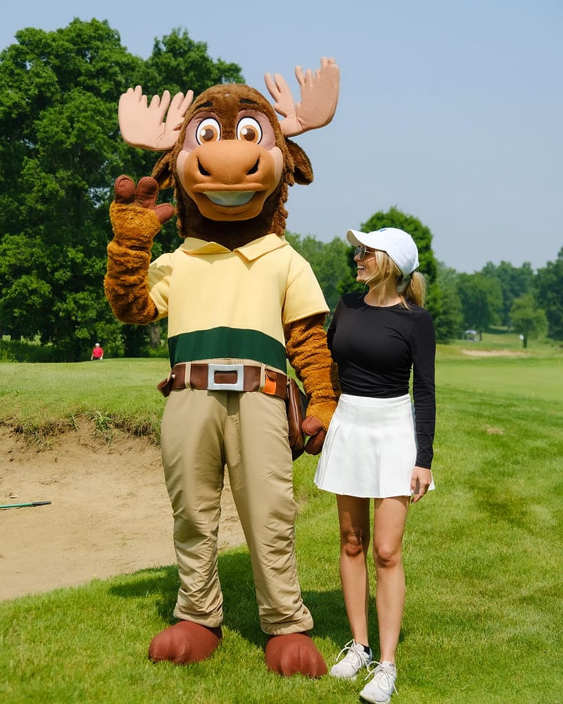 Give Where You Live Golf Outing with Mr. Moose