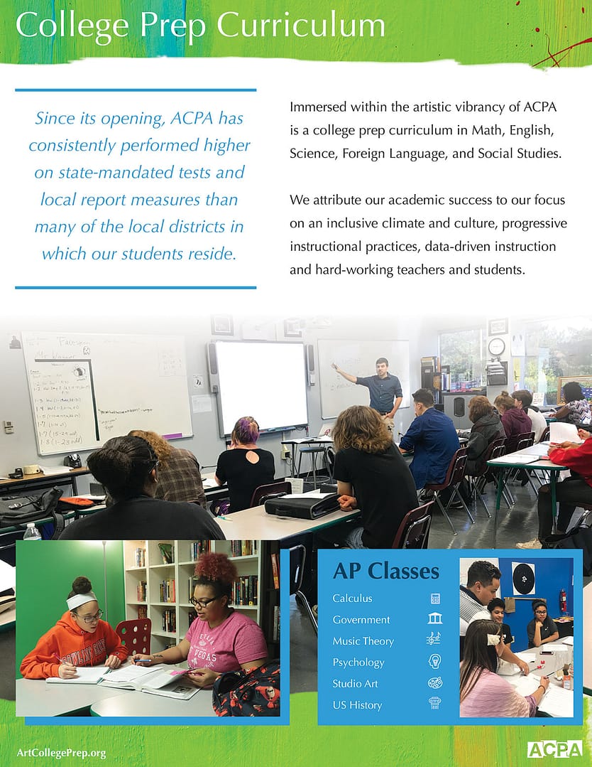 ACPA curriculum flyer design