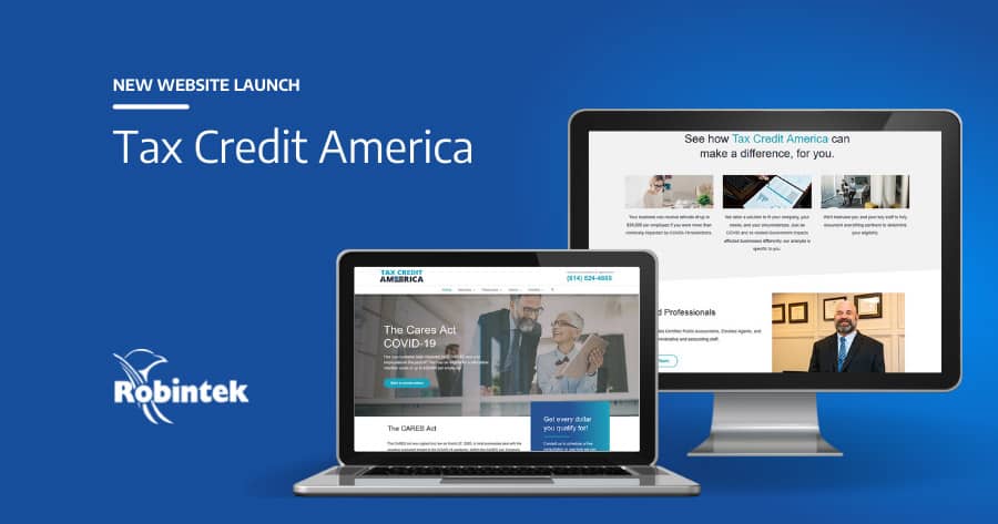 Tax Credit America Website Design - Robintek