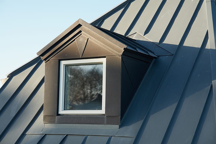 modern metal roof