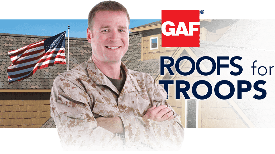 Roofs for Troops rebate