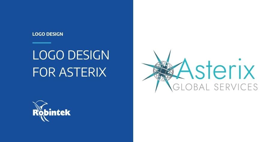 Robintek Logo Design for Asterix Global Services